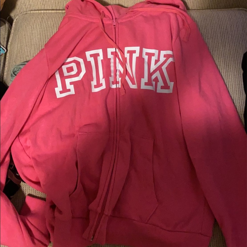 Pink full zip